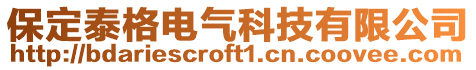 保定泰格電氣科技有限公司