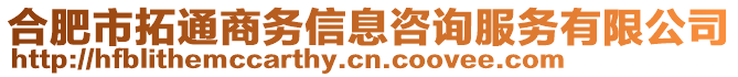 合肥市拓通商務(wù)信息咨詢服務(wù)有限公司