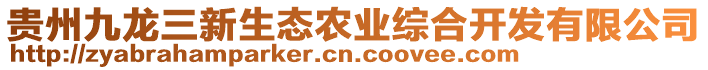 貴州九龍三新生態(tài)農(nóng)業(yè)綜合開發(fā)有限公司