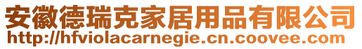 安徽德瑞克家居用品有限公司