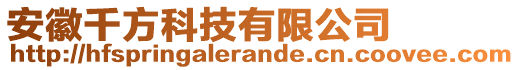 安徽千方科技有限公司