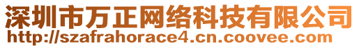 深圳市萬正網(wǎng)絡(luò)科技有限公司