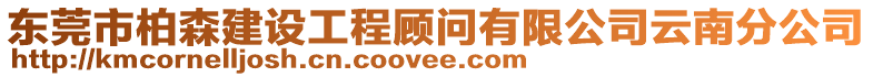 東莞市柏森建設工程顧問有限公司云南分公司