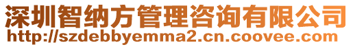 深圳智納方管理咨詢有限公司
