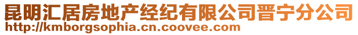 昆明匯居房地產(chǎn)經(jīng)紀(jì)有限公司晉寧分公司