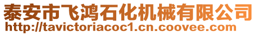 泰安市飛鴻石化機(jī)械有限公司