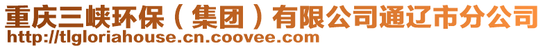重慶三峽環(huán)保(集團(tuán))有限公司通遼市分公司