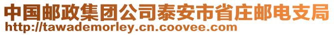 中國(guó)郵政集團(tuán)公司泰安市省莊郵電支局