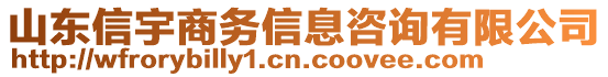 山東信宇商務信息咨詢有限公司