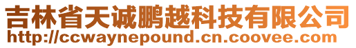 吉林省天誠鵬越科技有限公司