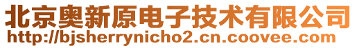 北京奧新原電子技術有限公司