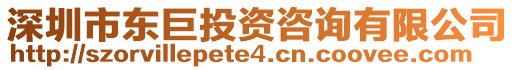 深圳市東巨投資咨詢有限公司