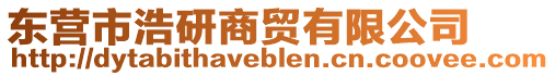 東營市浩研商貿(mào)有限公司