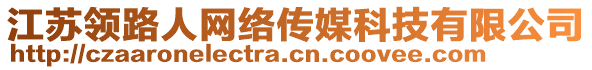 江蘇領(lǐng)路人網(wǎng)絡(luò)傳媒科技有限公司