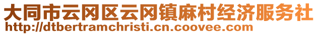 大同市云岡區(qū)云岡鎮(zhèn)麻村經(jīng)濟(jì)服務(wù)社