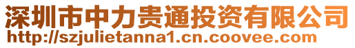 深圳市中力貴通投資有限公司