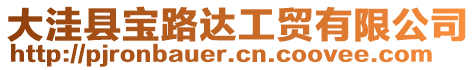 大洼縣寶路達(dá)工貿(mào)有限公司