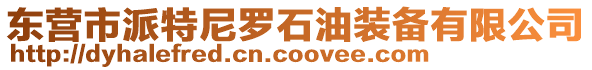 東營市派特尼羅石油裝備有限公司