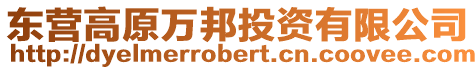 東營高原萬邦投資有限公司