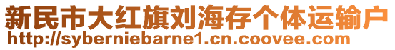 新民市大紅旗劉海存?zhèn)€體運(yùn)輸戶