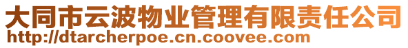 大同市云波物業(yè)管理有限責任公司