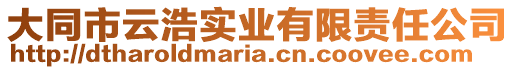 大同市云浩實(shí)業(yè)有限責(zé)任公司