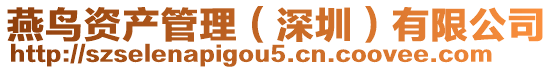 燕鳥資產(chǎn)管理(深圳)有限公司