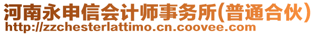 河南永申信會計師事務所(普通合伙)