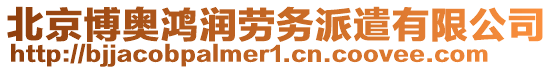 北京博奧鴻潤(rùn)勞務(wù)派遣有限公司