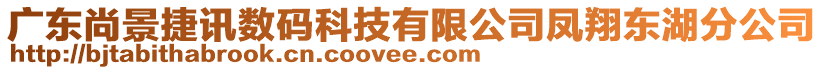 廣東尚景捷訊數(shù)碼科技有限公司鳳翔東湖分公司