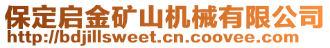 保定啟金礦山機(jī)械有限公司