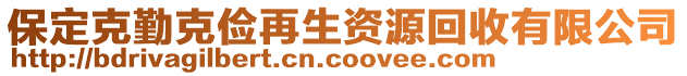 保定克勤克儉再生資源回收有限公司