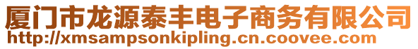 廈門市龍源泰豐電子商務有限公司