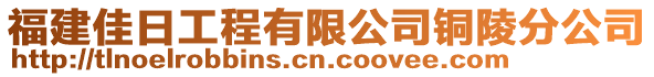 福建佳日工程有限公司銅陵分公司