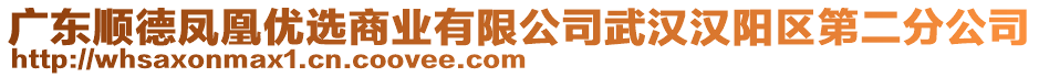 廣東順德鳳凰優(yōu)選商業(yè)有限公司武漢漢陽區(qū)第二分公司