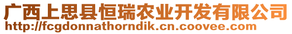 廣西上思縣恒瑞農(nóng)業(yè)開發(fā)有限公司