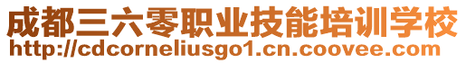 成都三六零職業(yè)技能培訓(xùn)學(xué)校