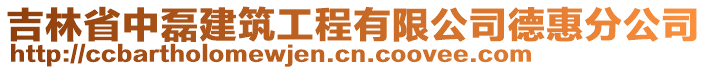 吉林省中磊建筑工程有限公司德惠分公司