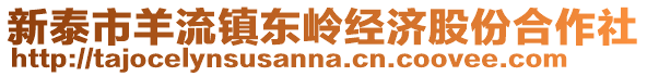 新泰市羊流鎮東嶺經濟股份合作社