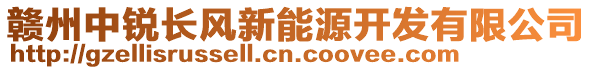 贛州中銳長(zhǎng)風(fēng)新能源開(kāi)發(fā)有限公司