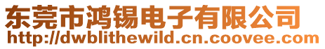 東莞市鴻錫電子有限公司