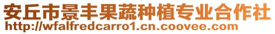 安丘市景豐果蔬種植專業合作社