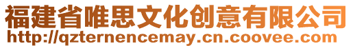 福建省唯思文化創意有限公司