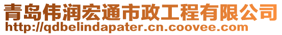 青島偉潤(rùn)宏通市政工程有限公司