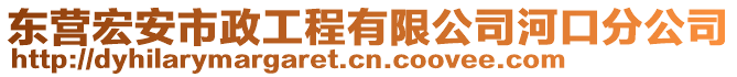 東營宏安市政工程有限公司河口分公司