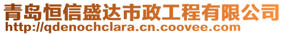 青島恒信盛達市政工程有限公司