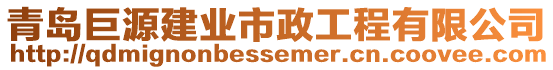 青島巨源建業(yè)市政工程有限公司