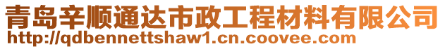 青島辛順通達市政工程材料有限公司