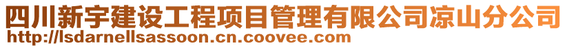 四川新宇建設(shè)工程項目管理有限公司涼山分公司