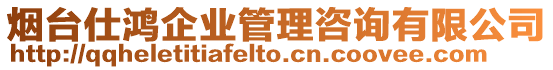 煙臺仕鴻企業管理咨詢有限公司